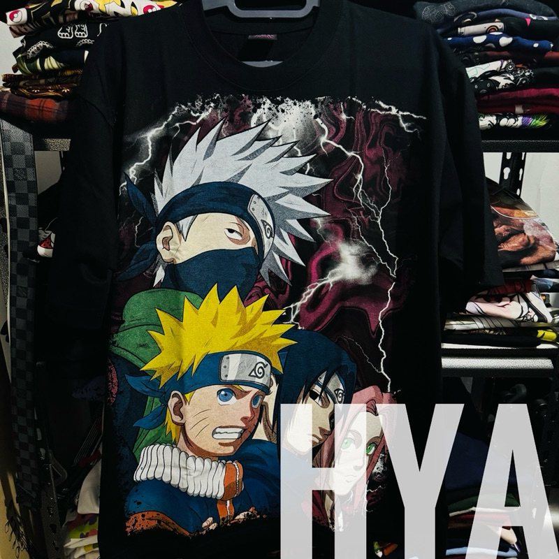 Naruto Bootleg T-shirt / Kaos Naruto Team 7
