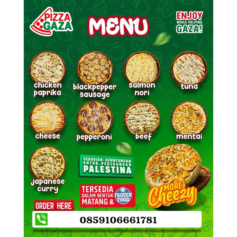 

Pizza Gaza Medium (frozen)