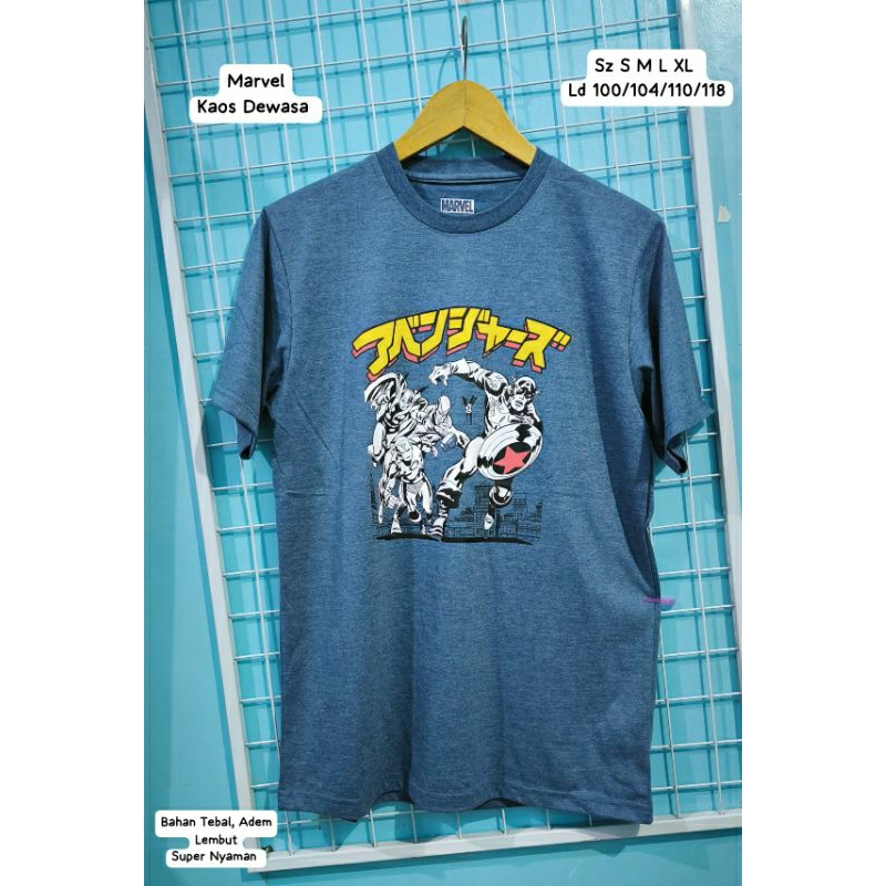 kaos pria dewasa Original Brand marvel