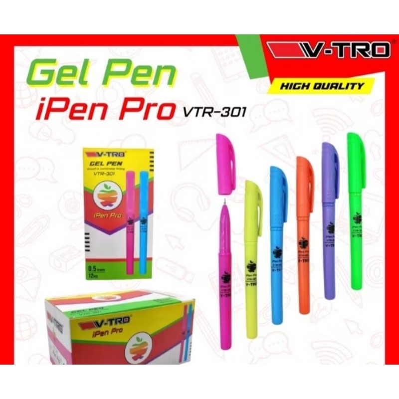 

12 psc biji Pulpen Ipen X gel ink 0.5 m