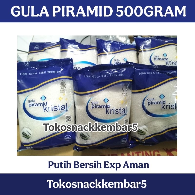

GULA piramid 500 gram Gula Kemasan Parcel Gula kemasan premium cap piramid