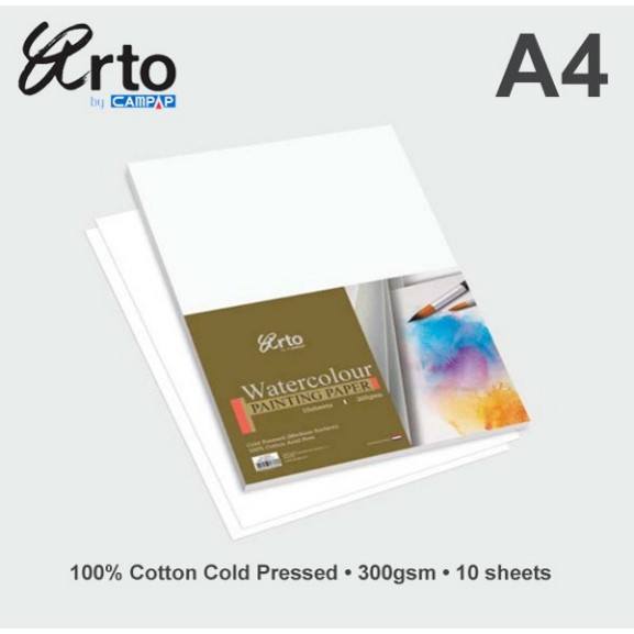 

Gramedia Pettarani - ARTO 80363401 A4 300GSM 10S COTTON W/C PAPER