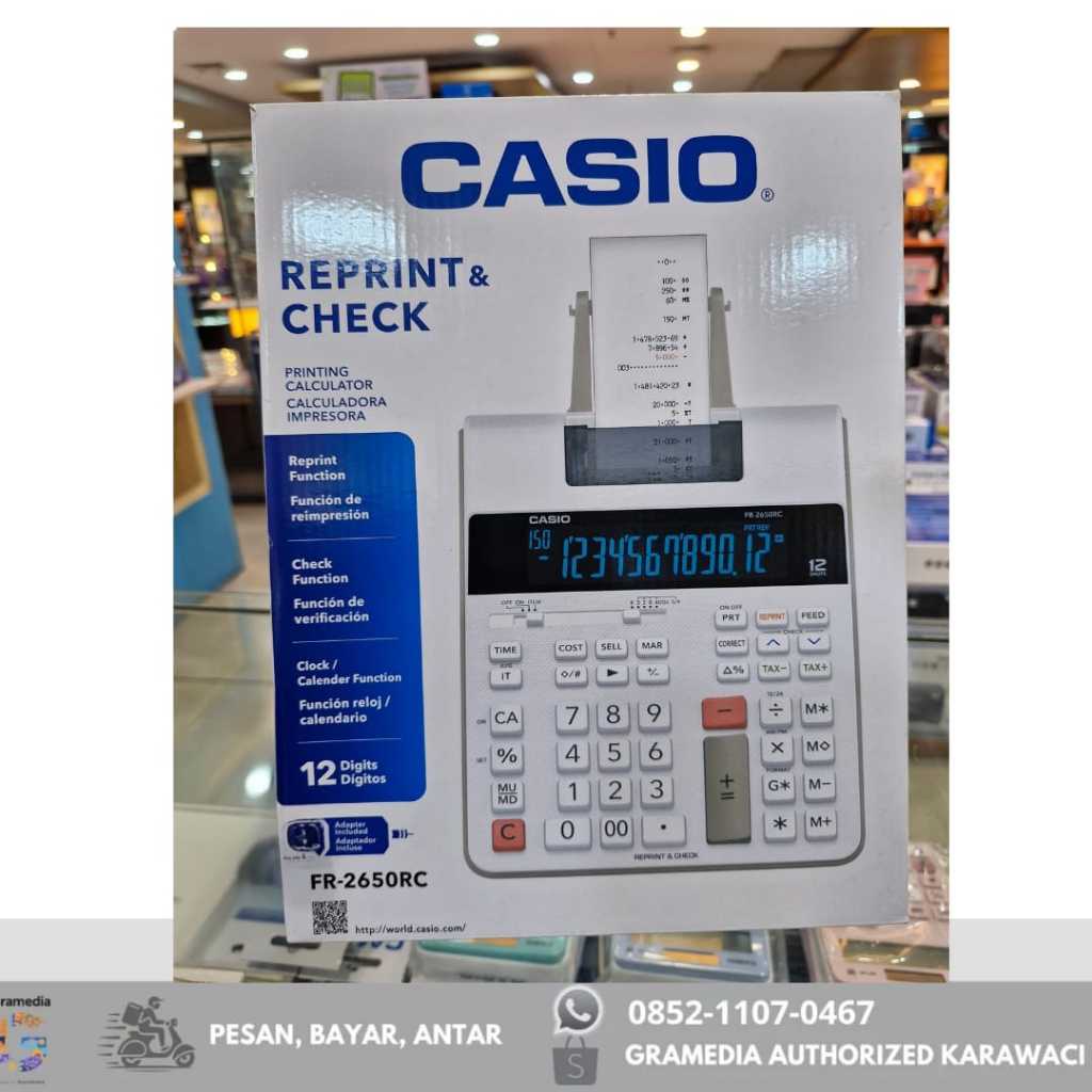 

GRAMEDIA KARAWACI - XCOM - CASIO FR-2650RC