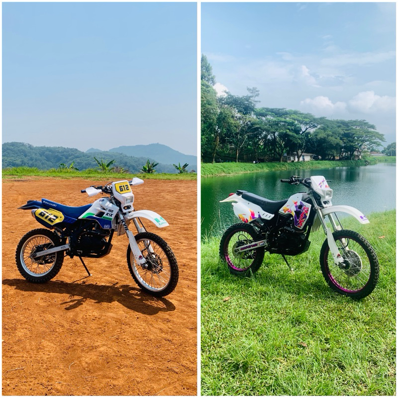 Body Klx Vintage, Model Kdx220 dan Kx500 pnp Klx150