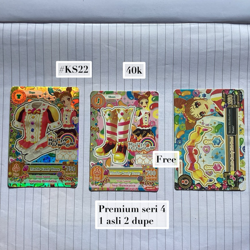 Kartu  Aikatsu premium Set