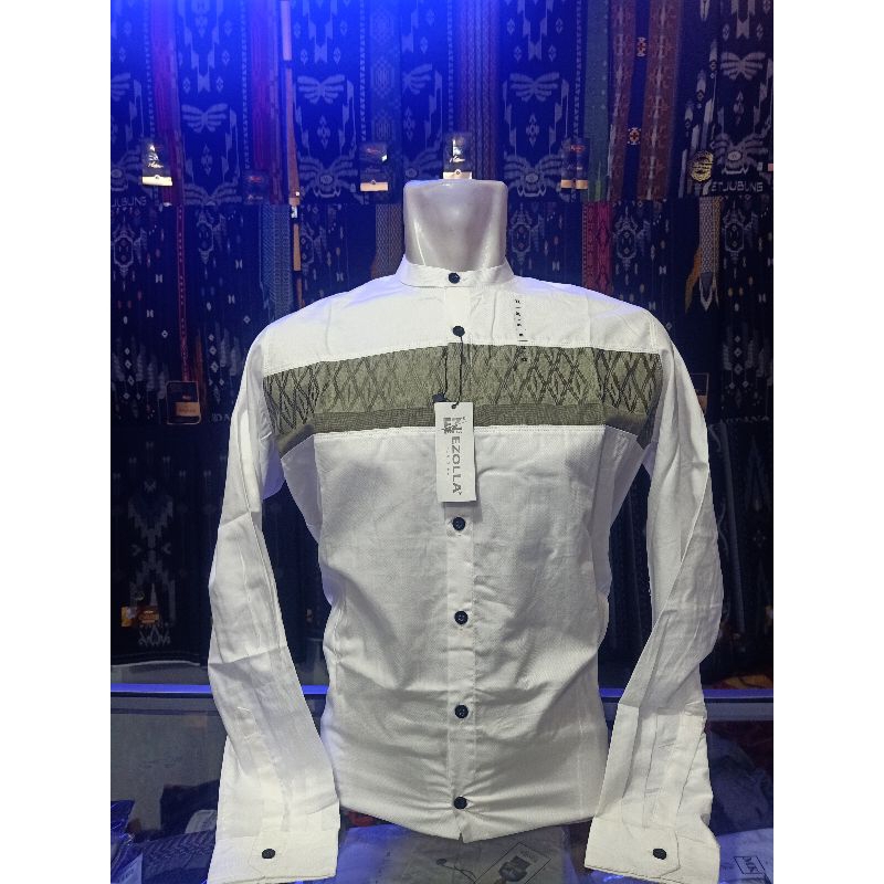 kemko EZOLLA kemeja Koko pria slimfit
