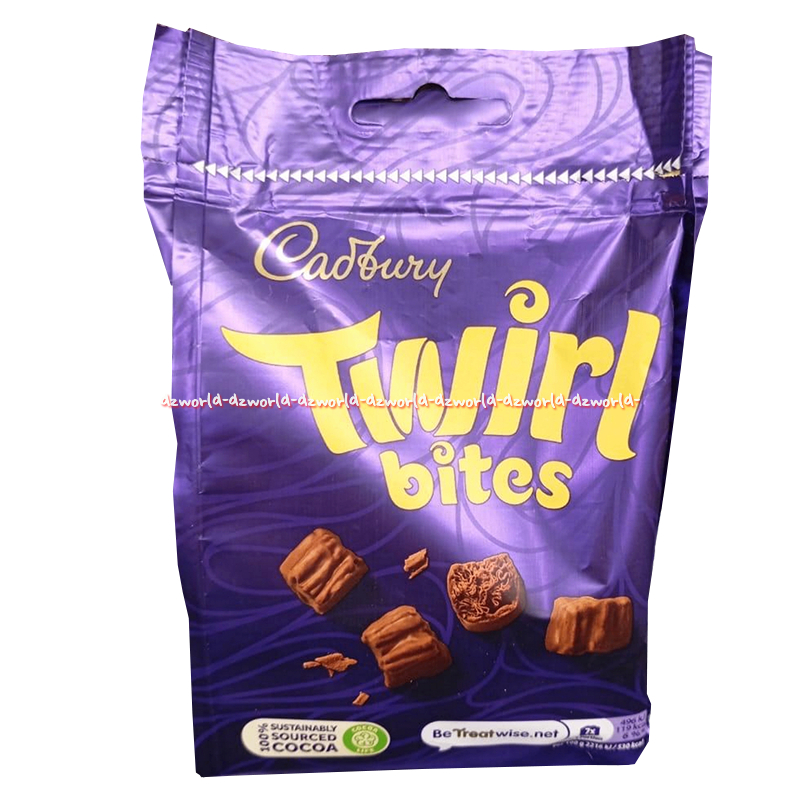 

Cadbury Twirl Bites Cocoa Chocolate Coklat Smooth Creamy
