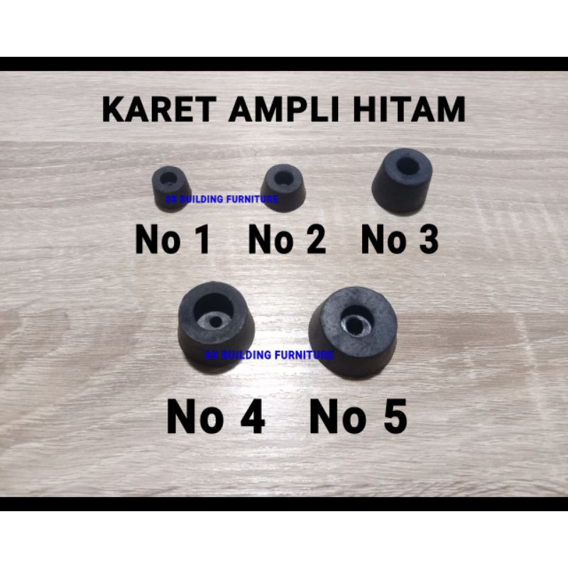 (PERBIJI) KARET HITAM AMPLI BOX SALON SPEAKER AUDIO POWER AMPLIFIER KECIL BESAR / ALAS BAWAH KAKI KA