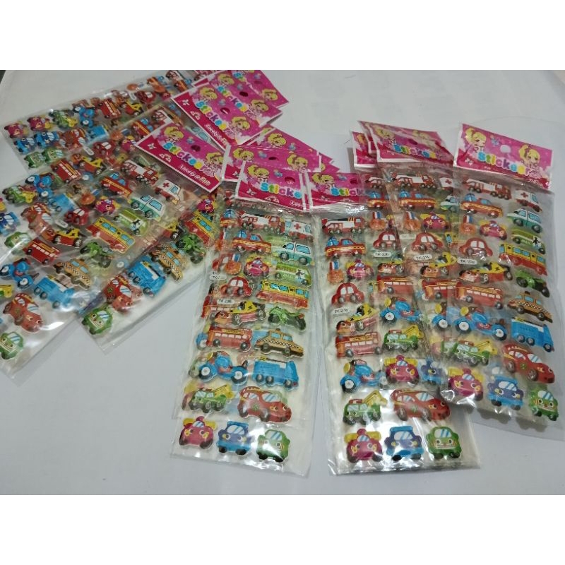 

Mainan Lebel & stiker lembaran anak-anak karakter (isi 20 pcs)