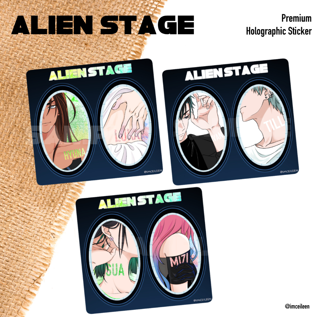 

Alien Stage Holographic Sticker