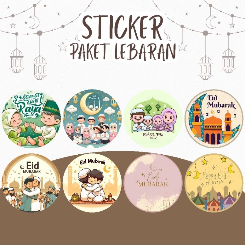 

STICKER LINGKARAN TOPLES IDUL FITRI DIAMETER 5 ISI 25