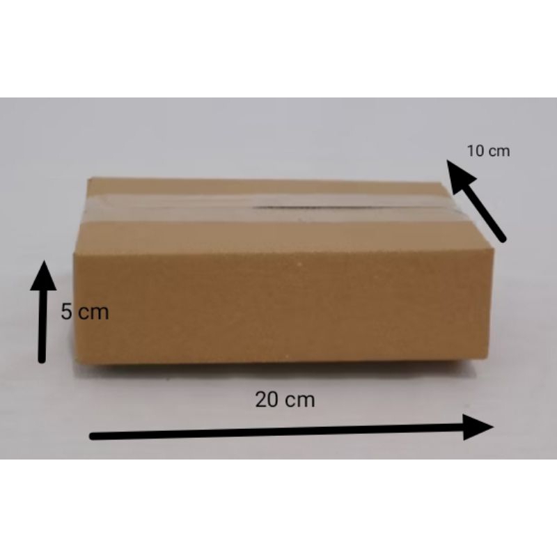 

kardus box kotak karton kecil polos buat packing ukuram 20x10x5 murah