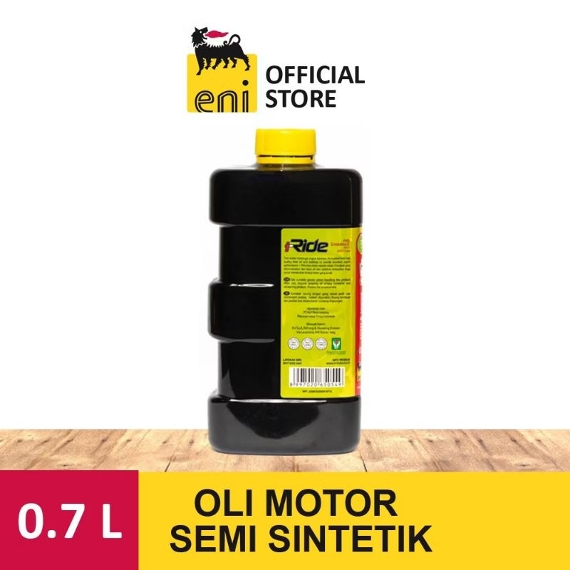 Flowbeeshop Agip Eni Smokeless I Ride 2T Oli Samping Original