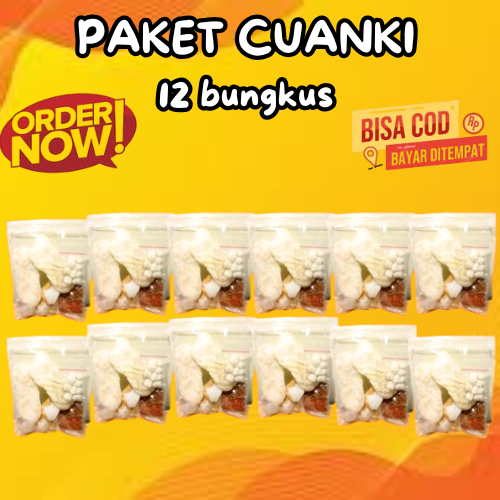 

Paket Cuanki 12pcs | Makanan Instan Murah | Cuangki 12 Bungkus