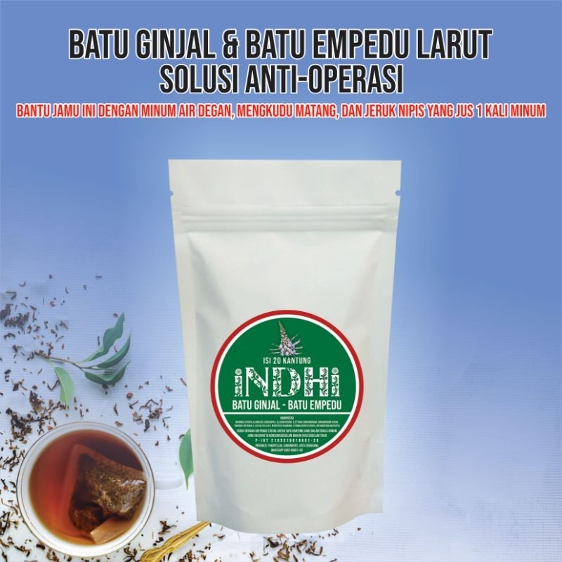 

JAMU SEDUH UNTUK SAKIT BATU GINJAL DAN BATU EMPEDU / KENCING BATU / PROSTATE / JAMU INDHI