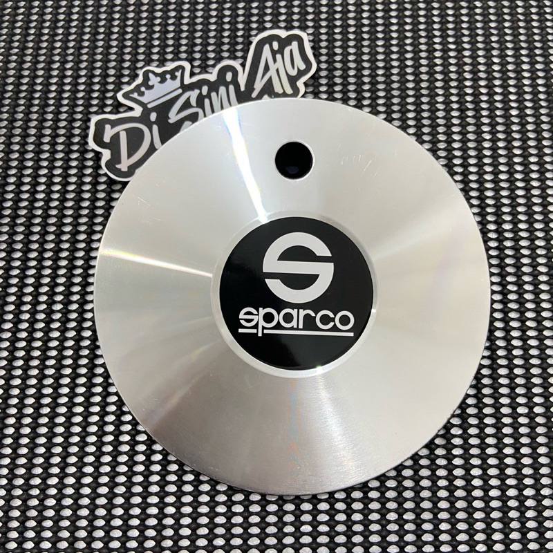 DOP RODA TUTUP VELG MOBIL RACING VARIASI LOGO SPARCO DIAMETER 15,1CM