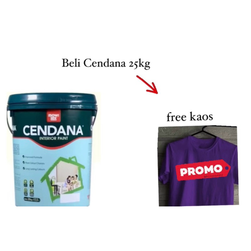 MOWILEX CAT TEMBOK CENDANA (25KG)