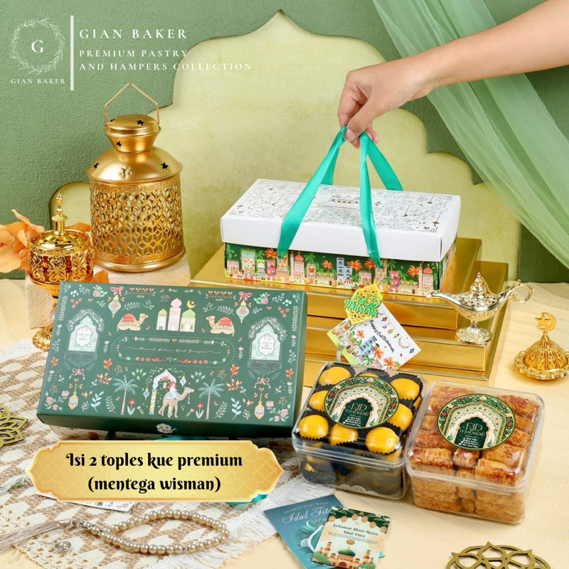 

Hampers Lebaran 2 toples uk. toples 350gr | Hampers Idul Fitri | Fitri Hampers