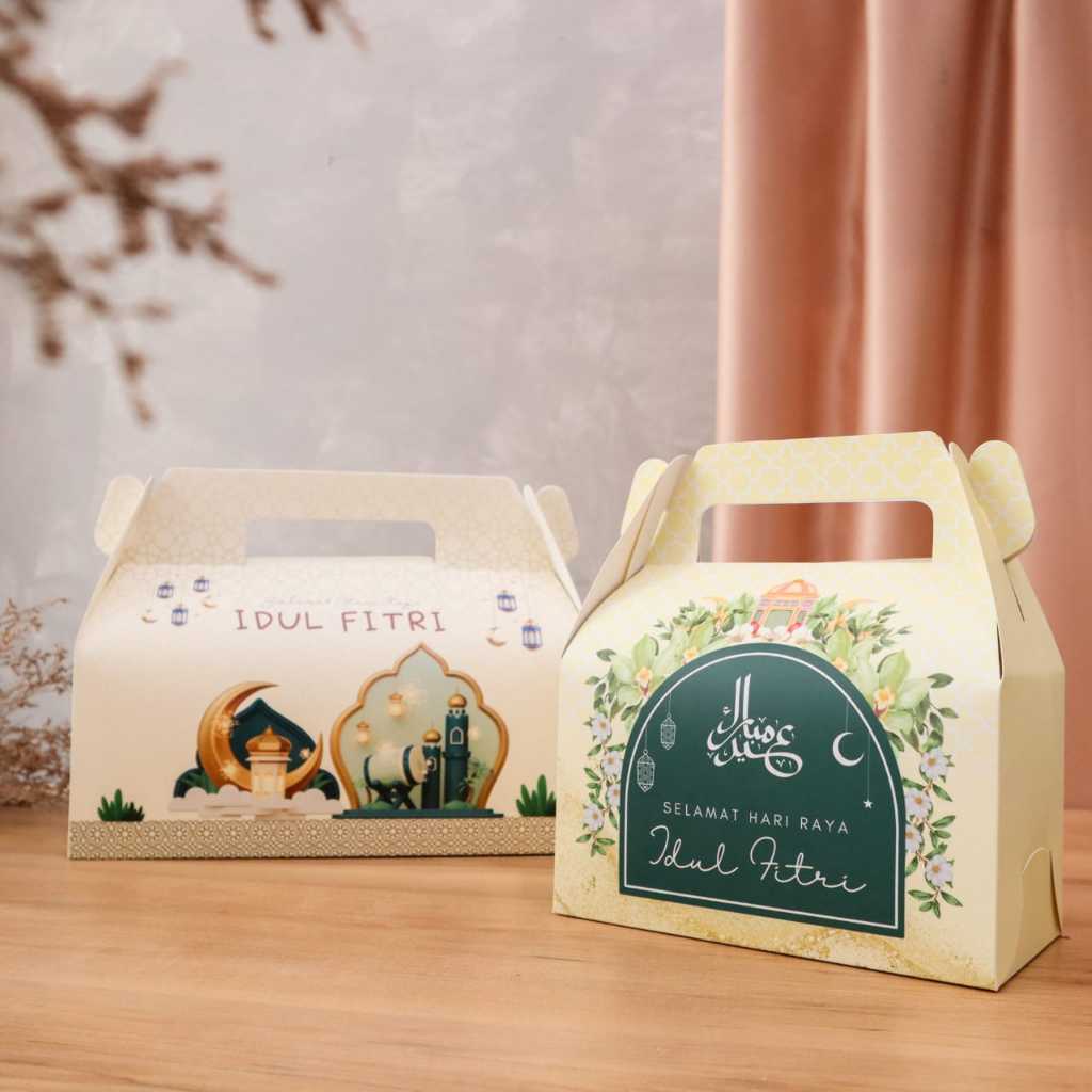 

[ ISI 10 PCS ] KOTAK HAMPERS IDUL FITRI / BOX HAMPERS LEBARAN 2025 / KOTAK BOX HAMPERS SOUVENIR HARI RAYA / GABLE BOX HAMPERS by. TOOKE