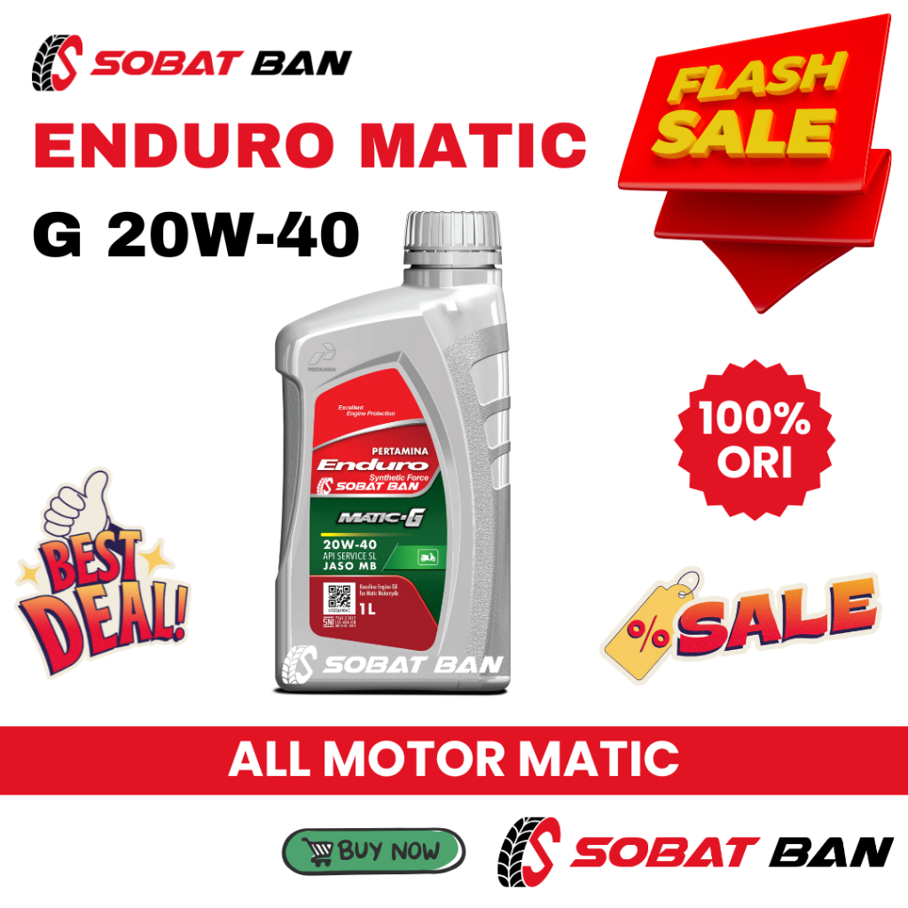 Enduro Matic / Matic - G 800 ml Oli Mesin ORIGINAL