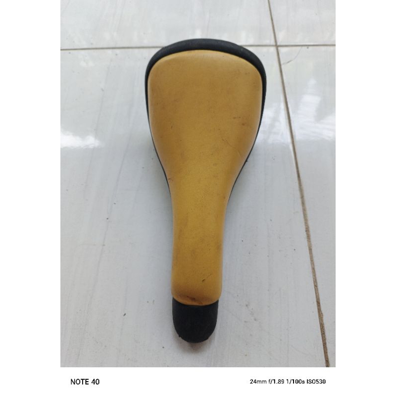 sadel sepeda bmx 20 olds school kuning nos