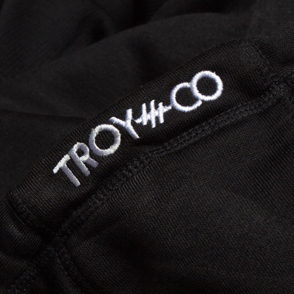 Troy Company Hoodie Pullover Black Bubo Little Owl - Sweater Hoodie Pria Hitam KH 2362
