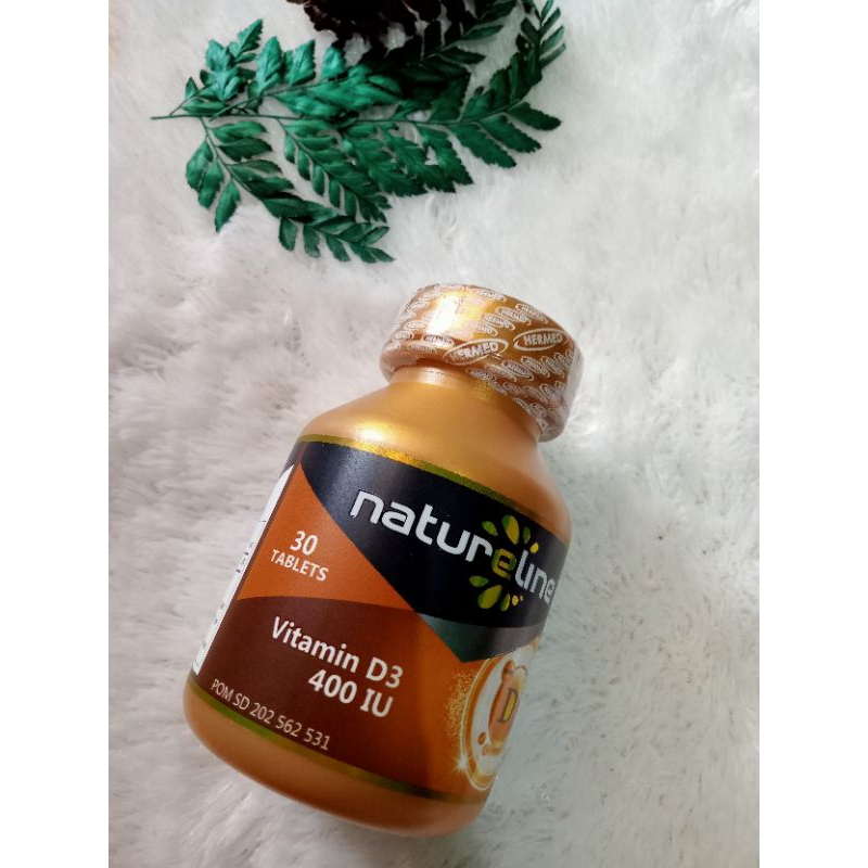 NATURELINE VITAMIN D3 400IU TAB@30