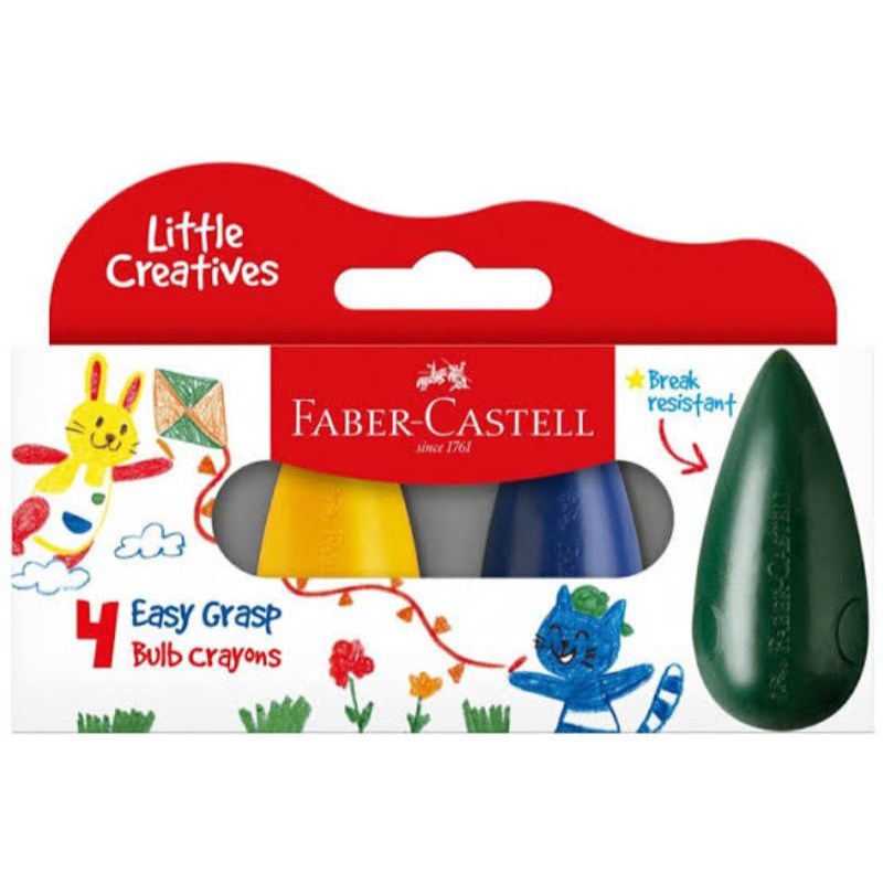 

Faber-Castell 4 Easy Grasp Bulb Crayons