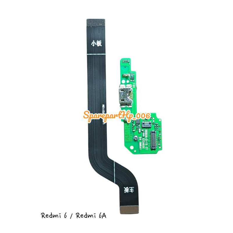 FLEXIBEL CHARGER XIAOMI REDMI 6 / REDMI 6A PAPAN CAS FULLSET IC + FLEXIBEL BOARD XIAOMI REDMI 6 / RE