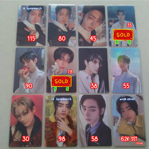BUNDLE FREE PC OFC - PHOTOCARD ENHYPEN heeseung riki ni-ki sunoo sunghoon jake jay jungwon pc tc