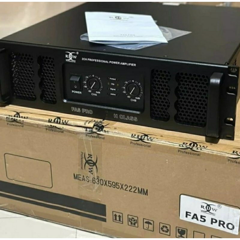 POWER AMPLIFIER RDW FA5PRO CLASS H Original 2x1200watt