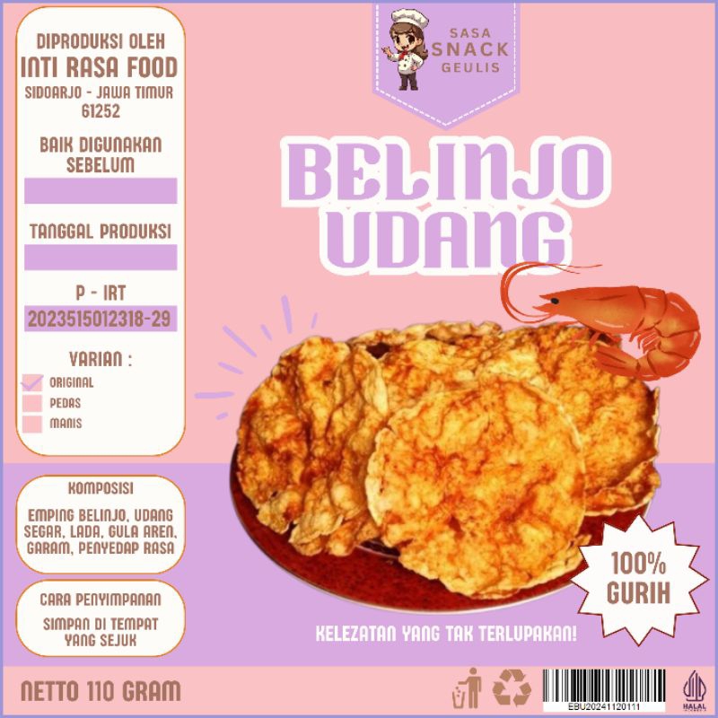

BELINJO UDANG MATANG 110GR