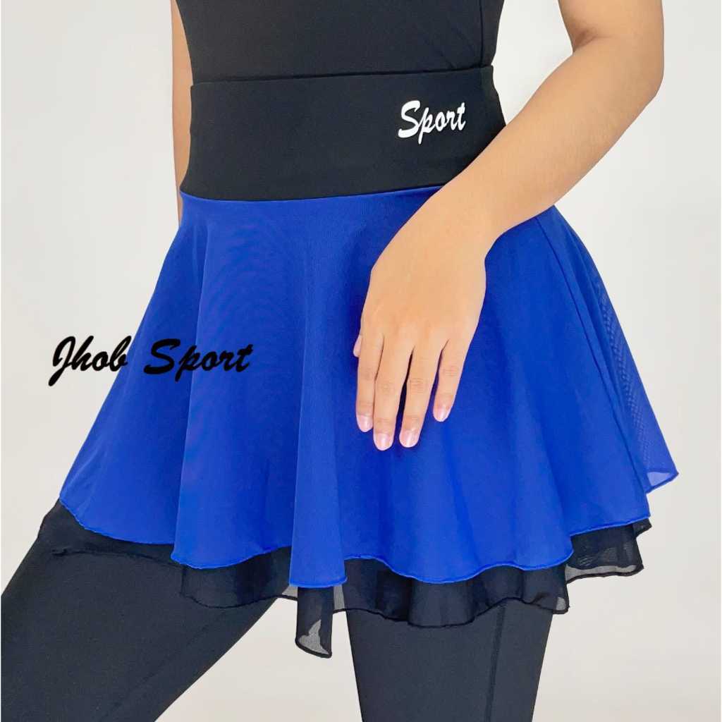 RB LagaSport Luaran Rok korea Bahan Tile Jaring/Rok Tanpa Dalaman Celana/Rok Tennis/Sport Mini
