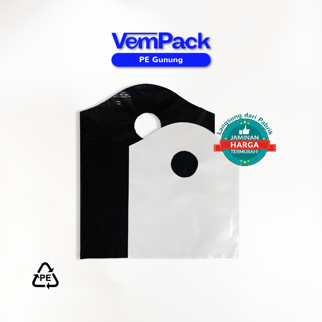 

Plastik PE Gunung (PLONG) 30x41 / 25x38 Isi 100 PCS | Tebal Glossy Polos Distro Olshop Packing