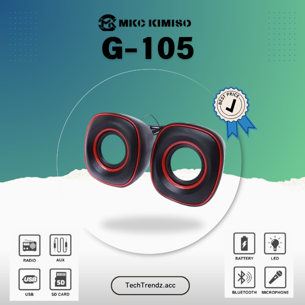 SPEAKER SALON MINI MULTIMEDIA G-105 FOR KOMPUTER & LAPTOP KABEL