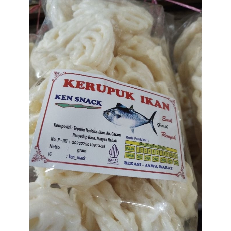 

KERUPUK IKAN KEN SNACK PER BUNGKUS BESAR ISI BANYAK