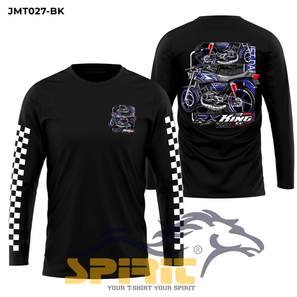 Kaos Lengan Panjang RX King Motor Baju Kaos Motor RX King Lengan Panjang