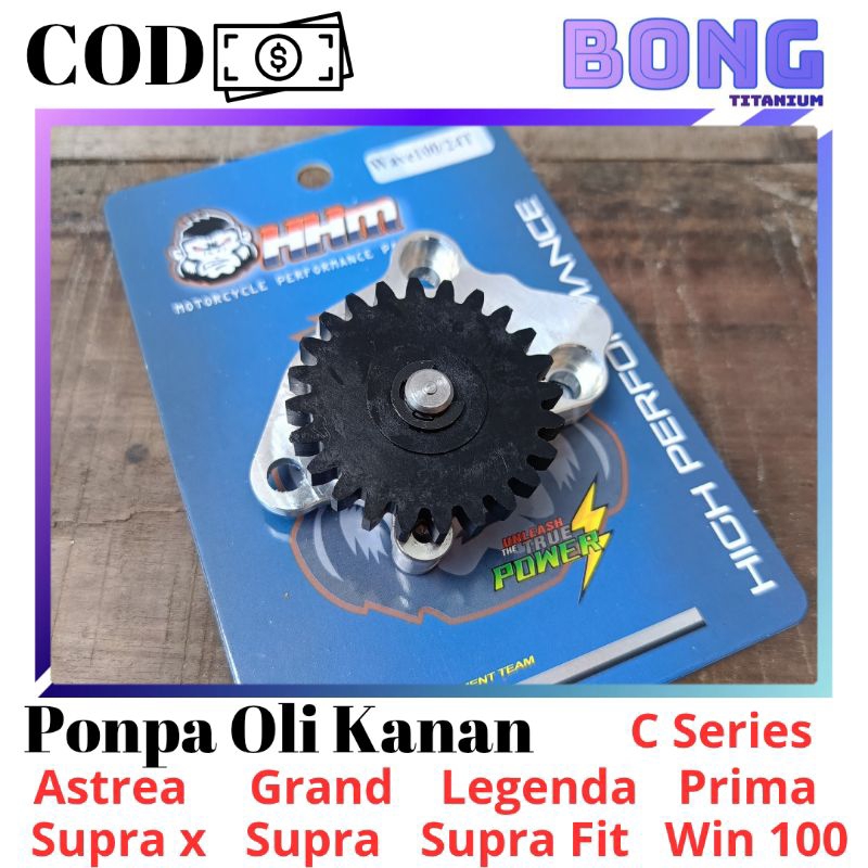 Pompa Oli Kanan Racing C Series Astrea Grand Prima Legenda Supra X Supra Fit HHm