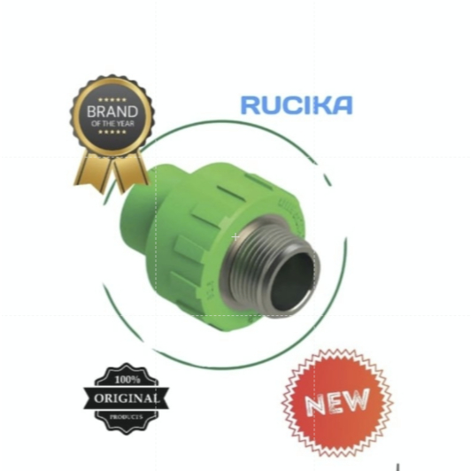 SOK DRAT LUAR SDL MALE THREAD JOINT 20x1/2 Inch - 25x3/4 Inch PPR RUCIKA KELEN GREEN