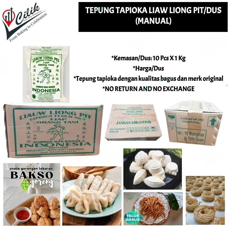 

tepung+tapioka+1kg+karton+bahan+kue+cookies+semprit+telor+gabus+cireng