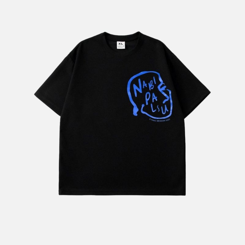 Kaos Hindia Baskara Nabi Palsu - Baju Distro Band Hindia NABI PALSU Unisex