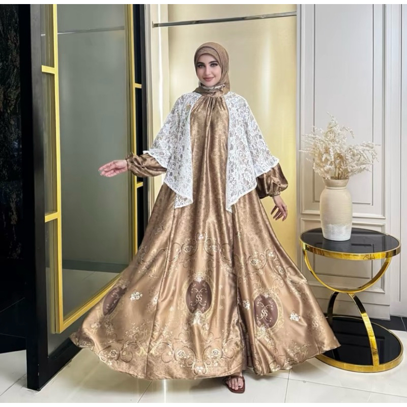 gamis brukat sheila saukia