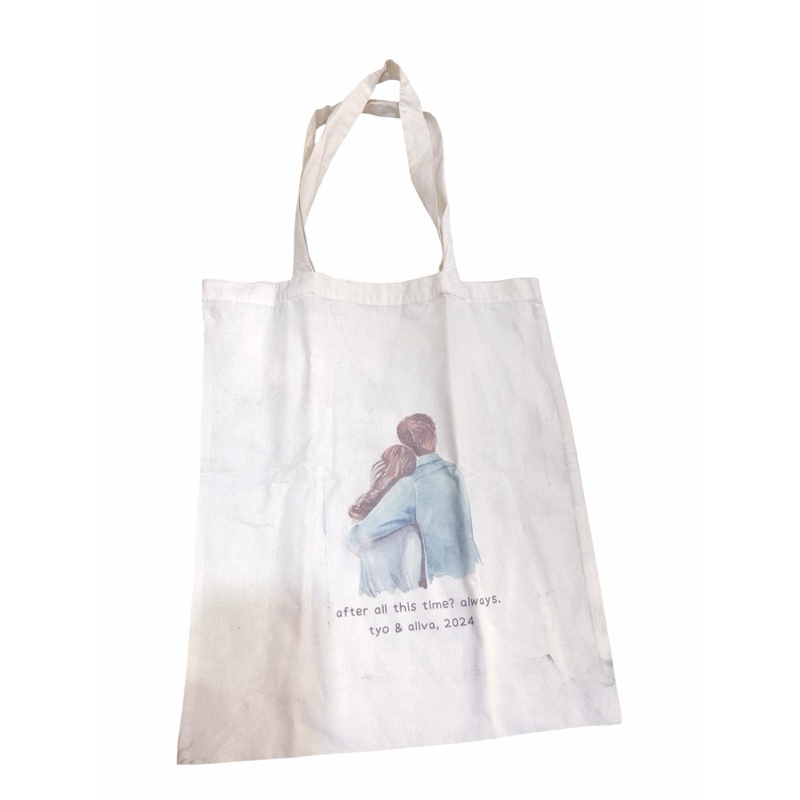 Tote bag SpundBond / Tas Bahan Kain Authentic Tote bag Paper bag Tas Kain
