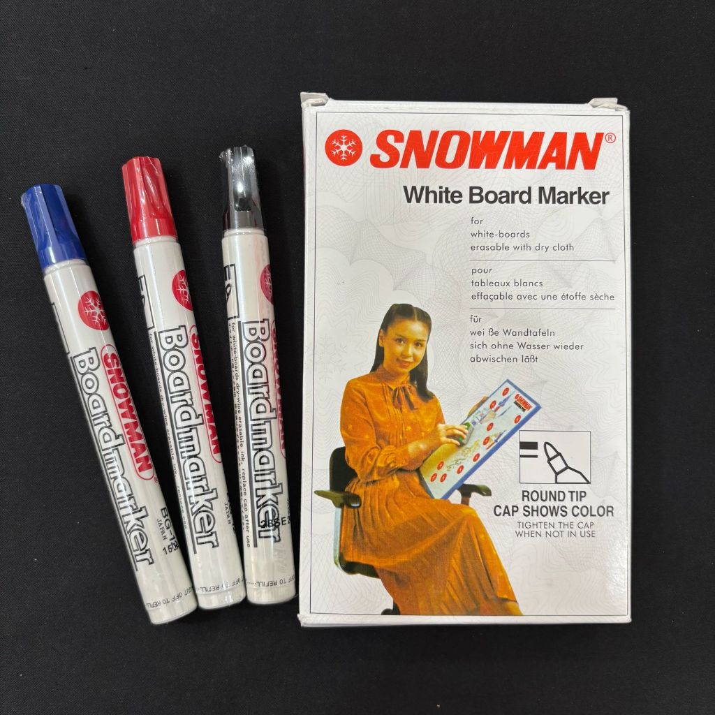 

Spidol Papan Tulis Snowman BG-12 / Spidol non permanen / Boardmarker / Spidol bisa di hapus