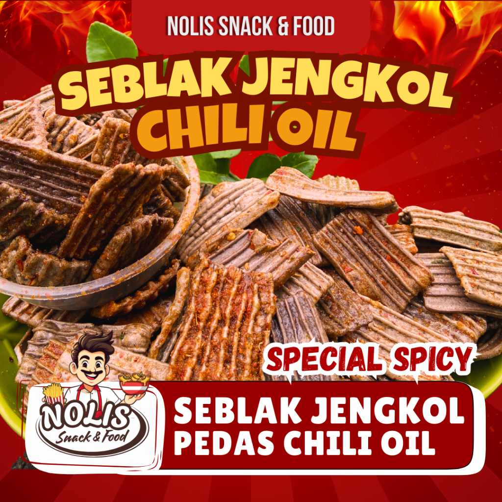 

Seblak Kering Jengkol Asbes Pedas Chili Oil [NOLIS SNACK & FOOD] Seblak Asbes // Kerupuk Sisir