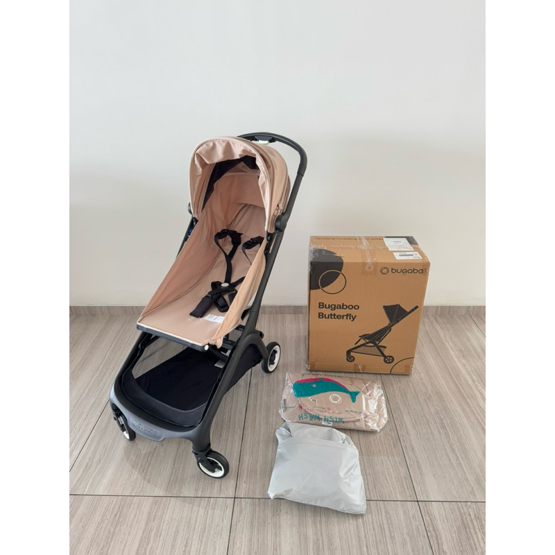 PRELOVED -BUGABOO BUTTERFLY Complete stroller Taupe -