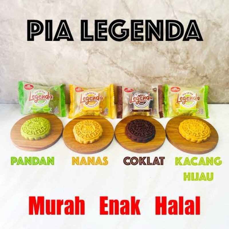 

PIA CETAK LEGENDA ANEKA RASA [ 1 RENCENG ISI 10 BUNGKUS ] | MOONCAKE LEGENDA HALAL | PIA LEGENDA INDONESIAN BAKERY