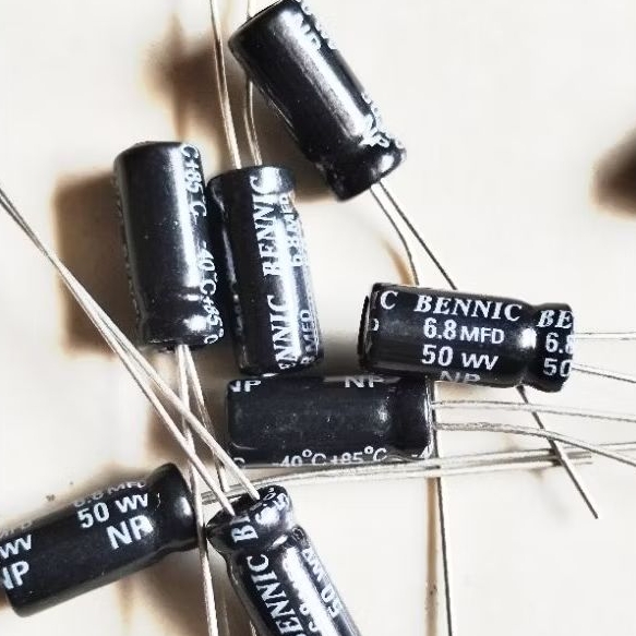 Elco non polar 6.8 uf 50 watt