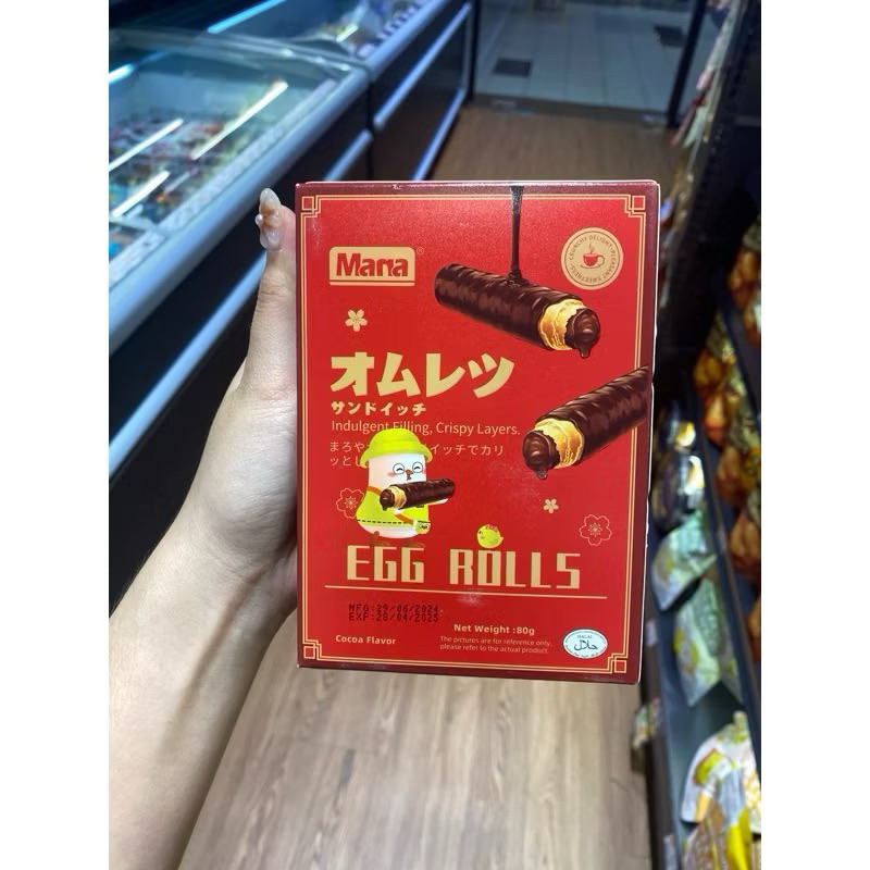 

mana egg rolls cocoa flavor 80gr