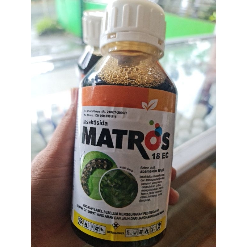 MATROS 18EC - 500ml (Abamectin 18 g/l) sejenis Demolish, Agrimec.